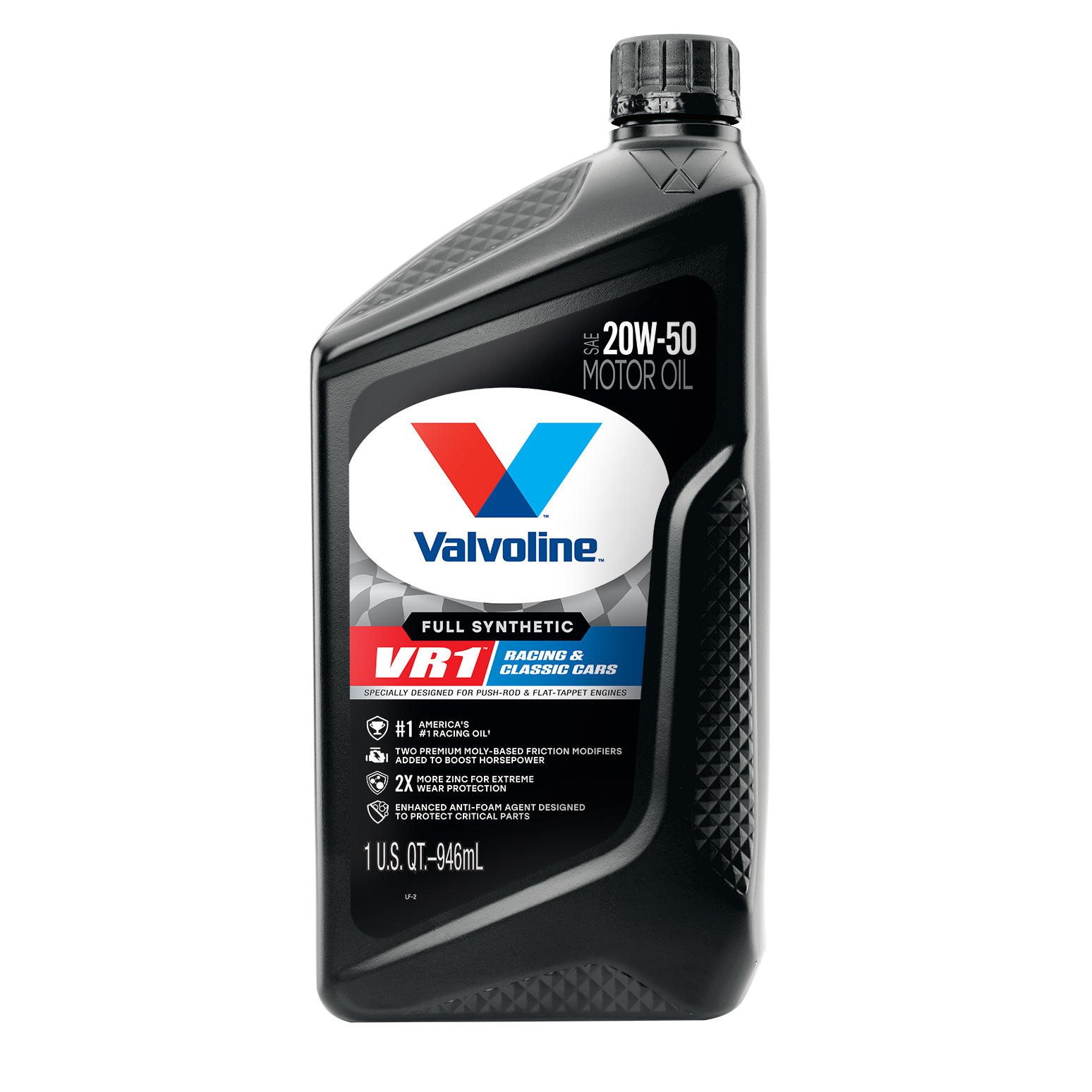 VR1 Full Synthetic Racing Motor Oil SAE 20W-50 - Valvoline